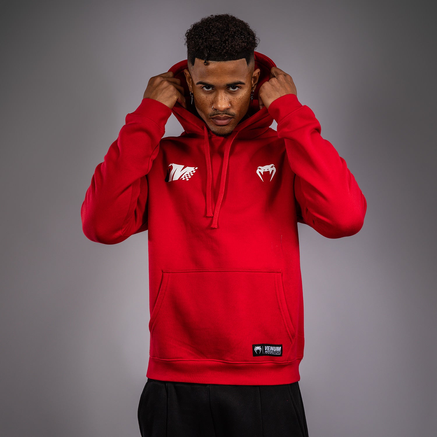 venum-motorsport-hoodie-herren-rennrot image 4
