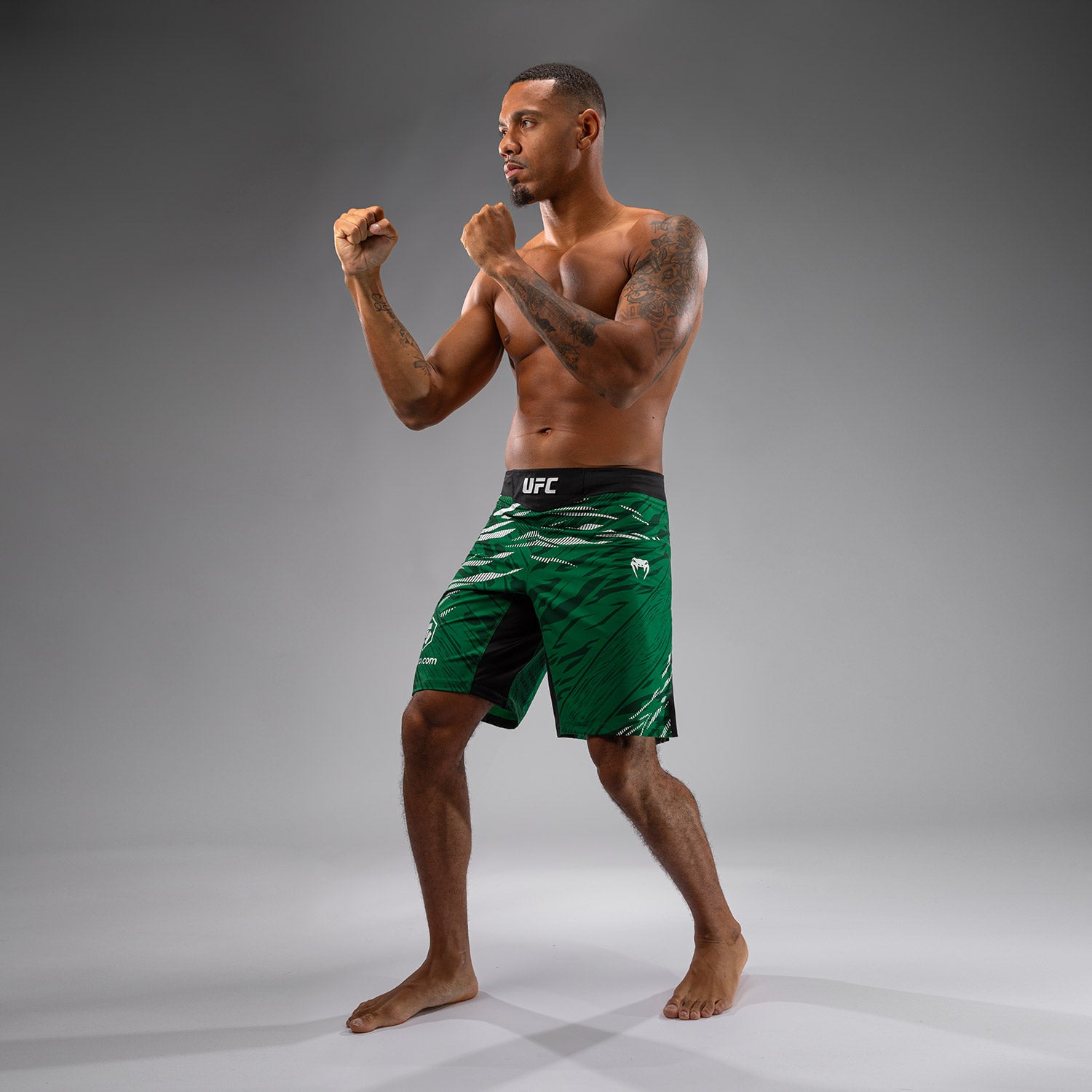 ufc-fusion-by-venum-authentic-fight-night-fight-short-herren-long-fit-gr-n image 5