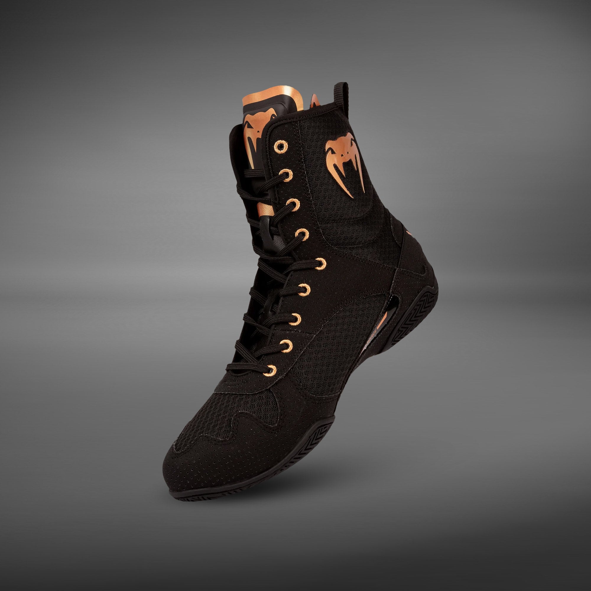 venum-elite-boxschuhe-schwarz-bronze image 2
