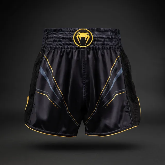 venum-streamline-muay-thai-shorts-schwarz-gold image 1