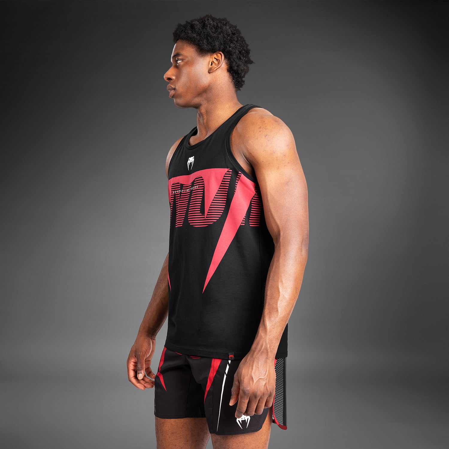 venum-adrenaline-herren-tank-top-rot-schwarz image 2