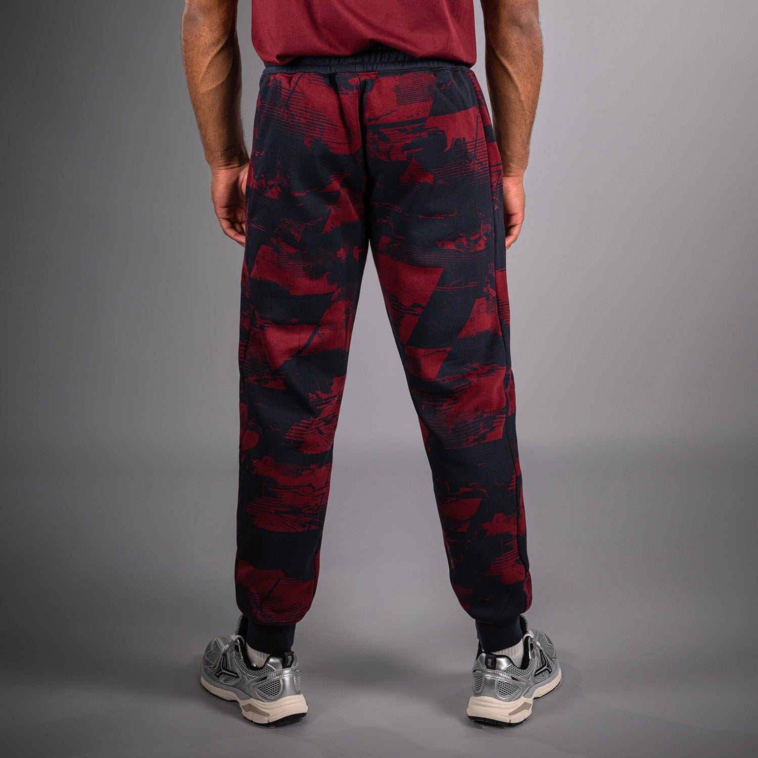 ufc-zenith-by-venum-authentic-fight-week-hose-herren-marineblau-burgunderrot-sil image 5