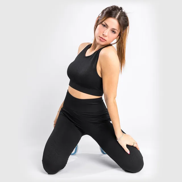 venum-sparring-seamless-leggings-damen-schwarz-2 image 1