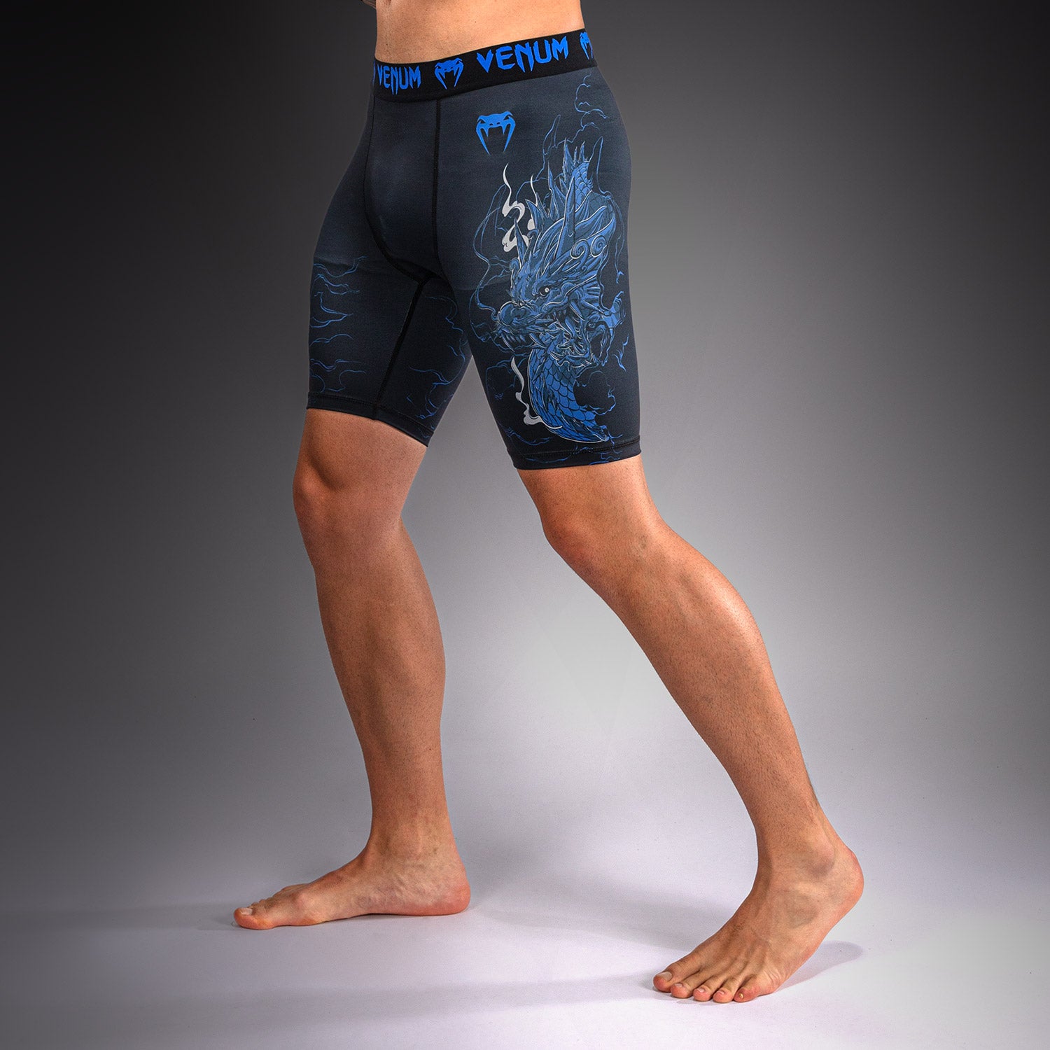 venum-thunder-dragon-kompressionsshorts-schwarz-k-nigsblau image 2