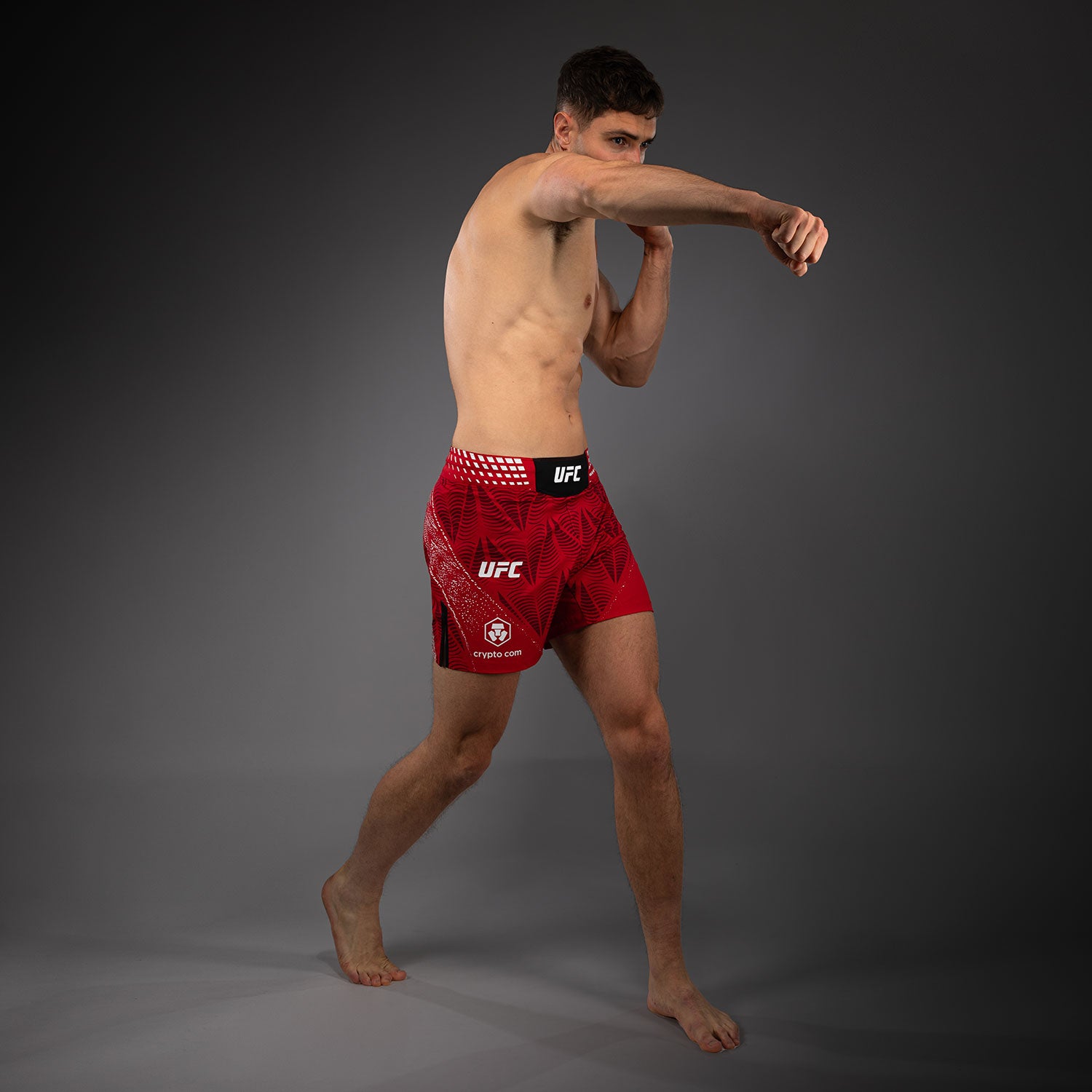 ufc-zenith-by-venum-authentic-fight-night-fight-short-herren-rot-kurze-passform image 4