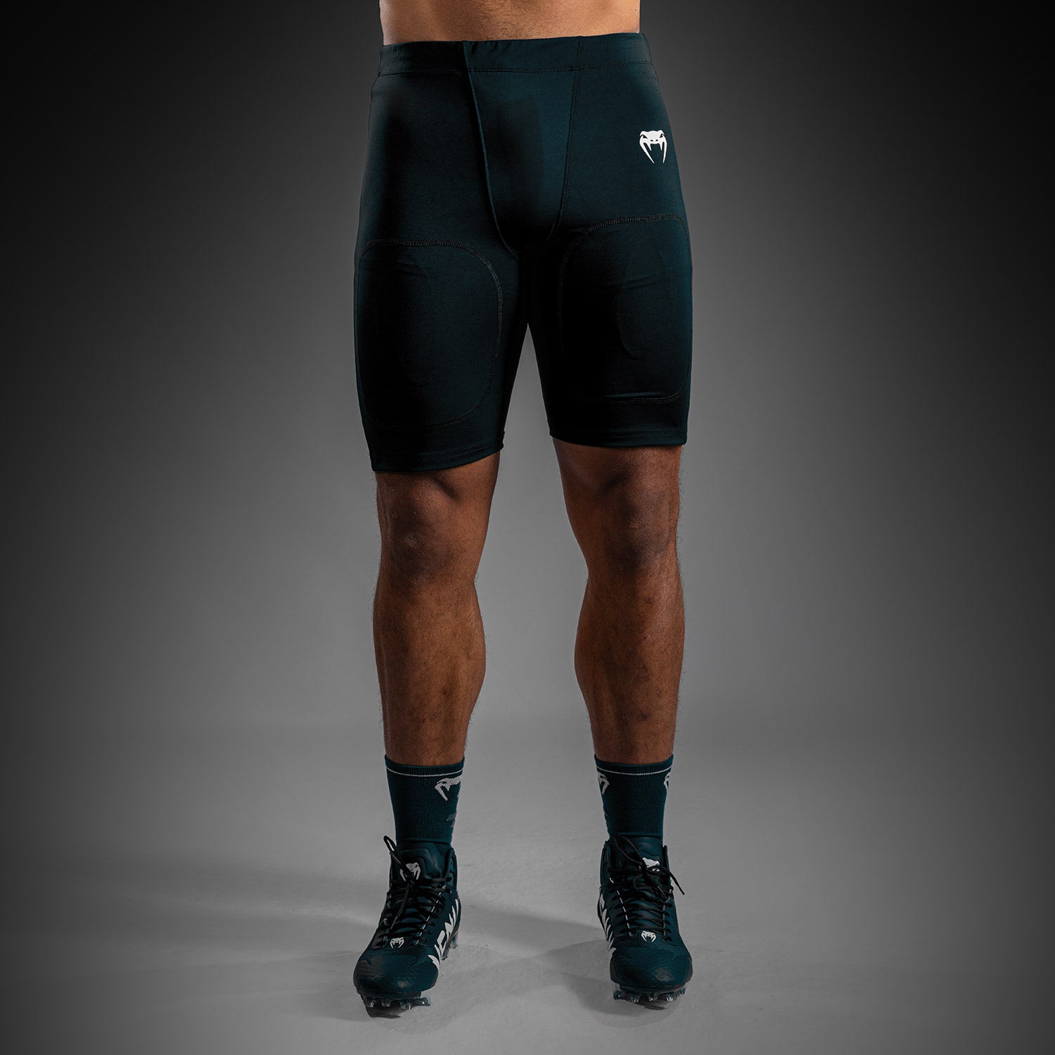 venum-elite-fu-ball-kompressionsshorts-schwarz image 1