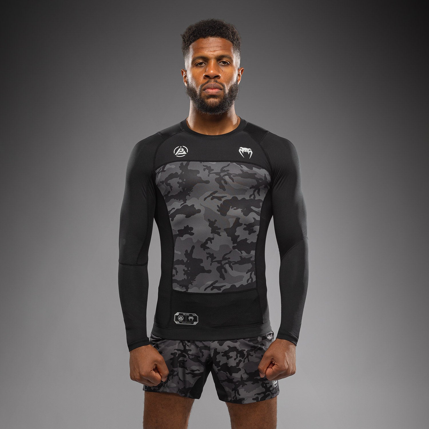 venum-x-polaris-langarm-rashguard-schwarz-grau image 1