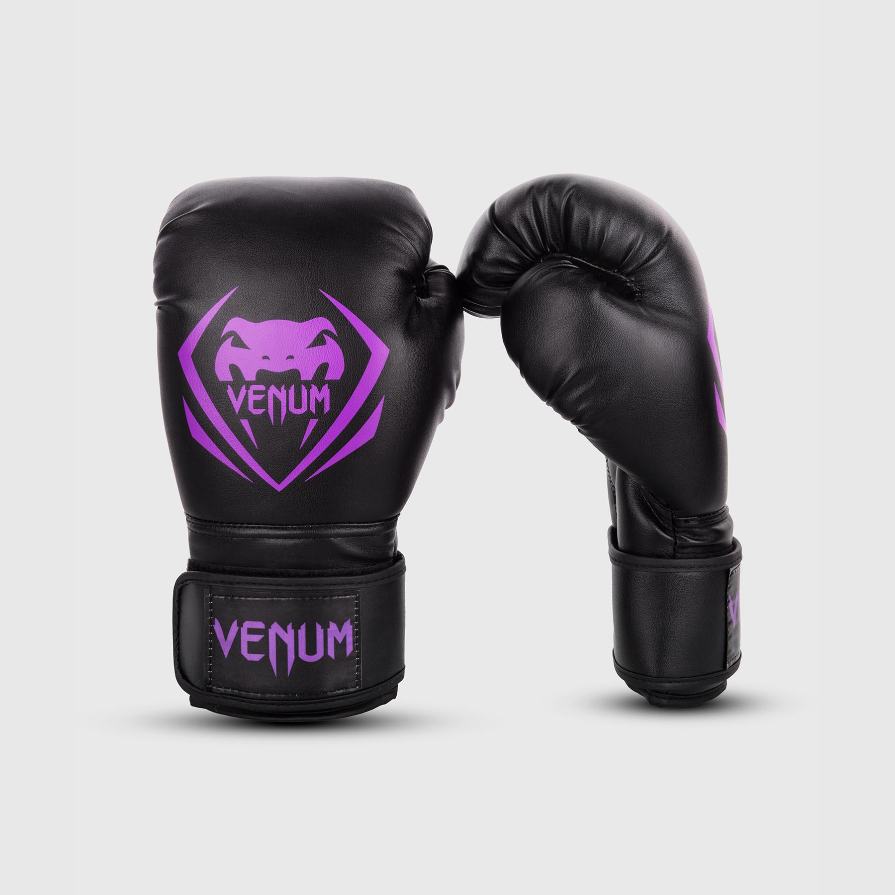 venum-contender-boxhandschuhe-schwarz-violett image 1
