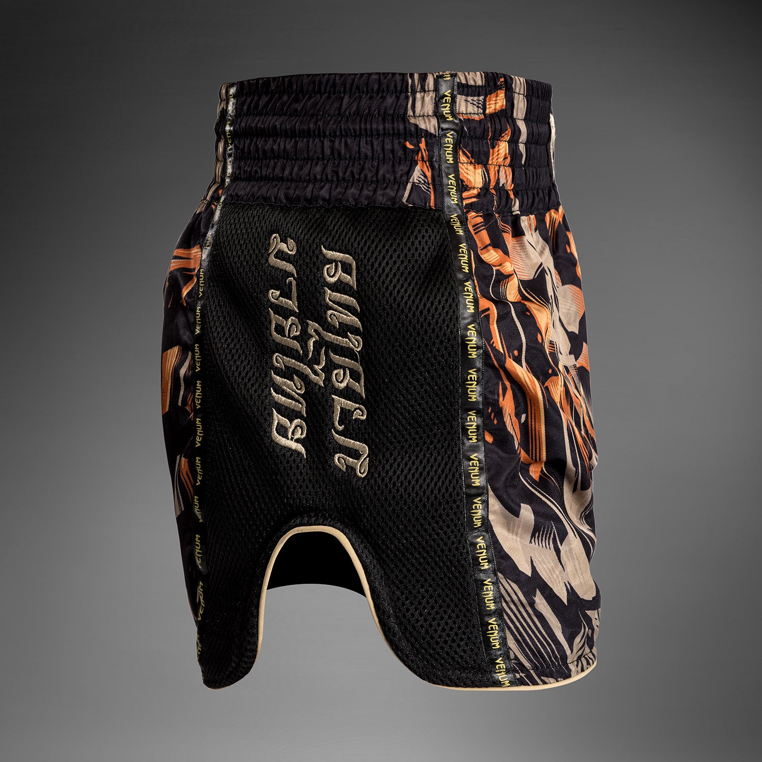 venum-tiger-muay-thai-shorts-schwarz-neonorange image 4