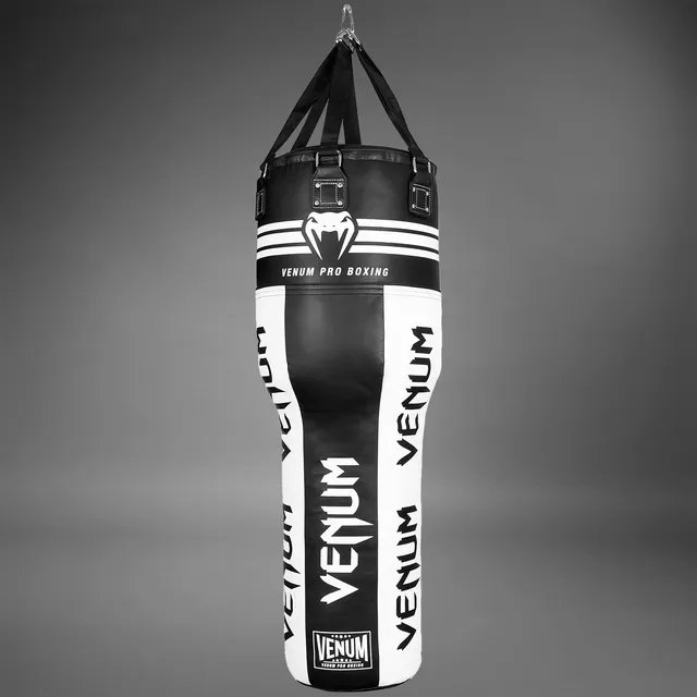 venum-t-shape-punch-bag-boxsack-schwarz-wei image 1