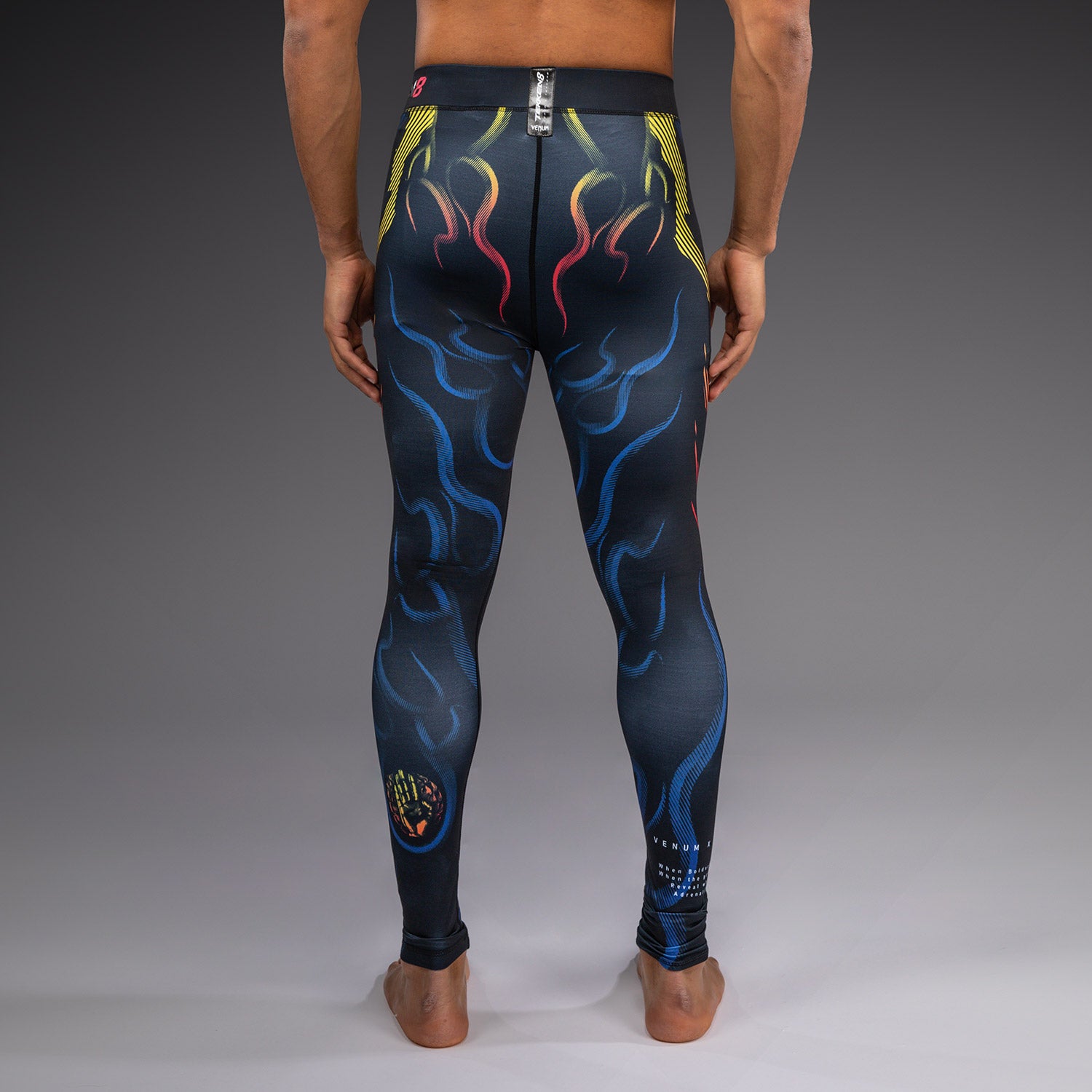 venum-x-tekken-8-spats-yoshimitsu-schwarz-orange image 4