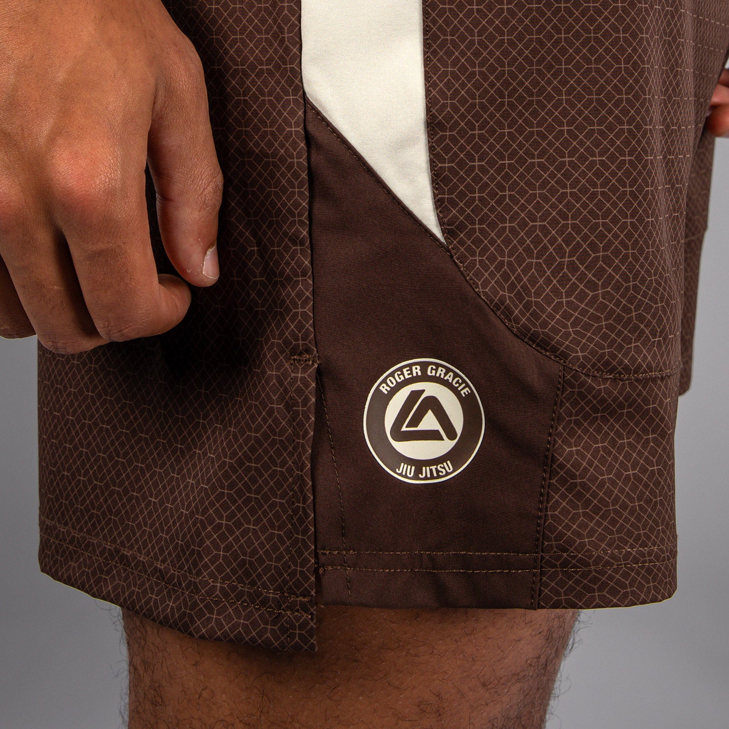 venum-x-roger-gracie-academy-fightshorts-herren-dunkelbraun image 5