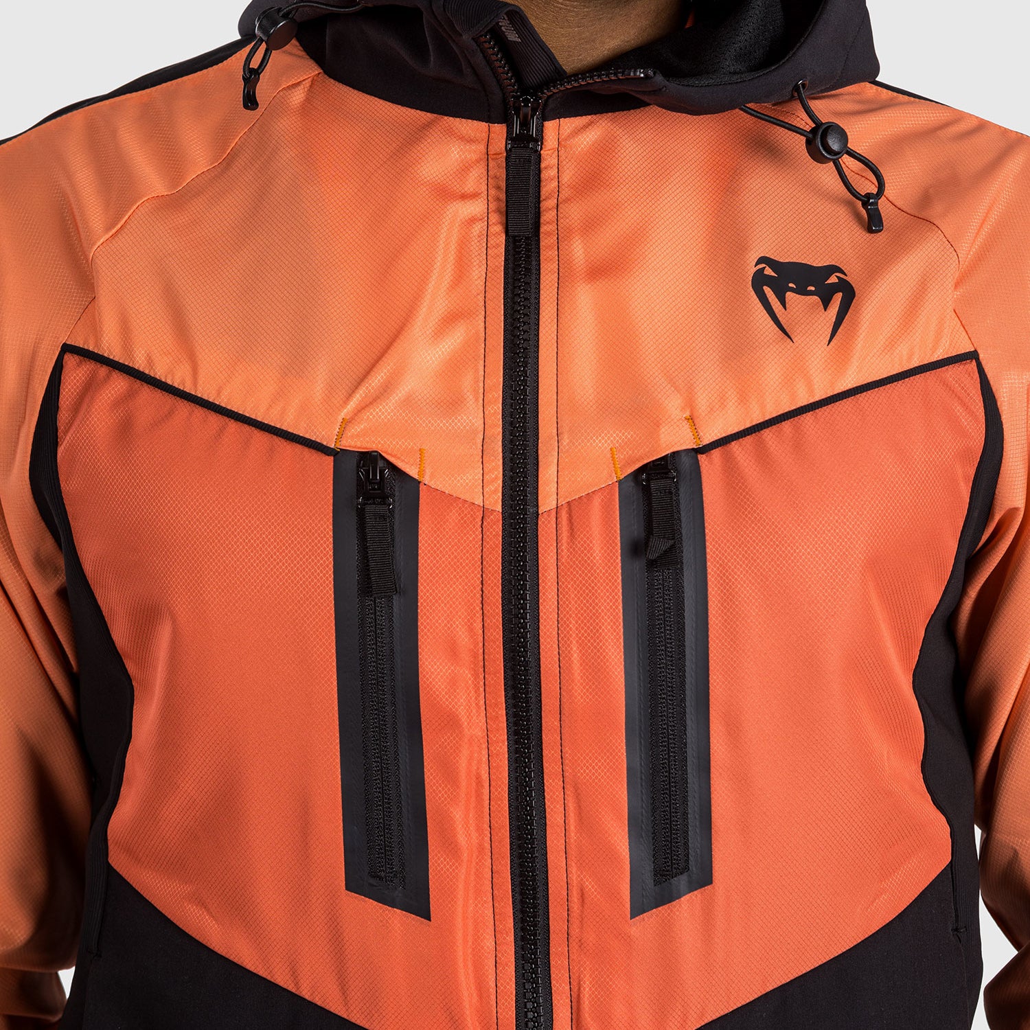 venum-laser-3-0-trainingsjacke-schwarz-orange-f-r-herren image 8