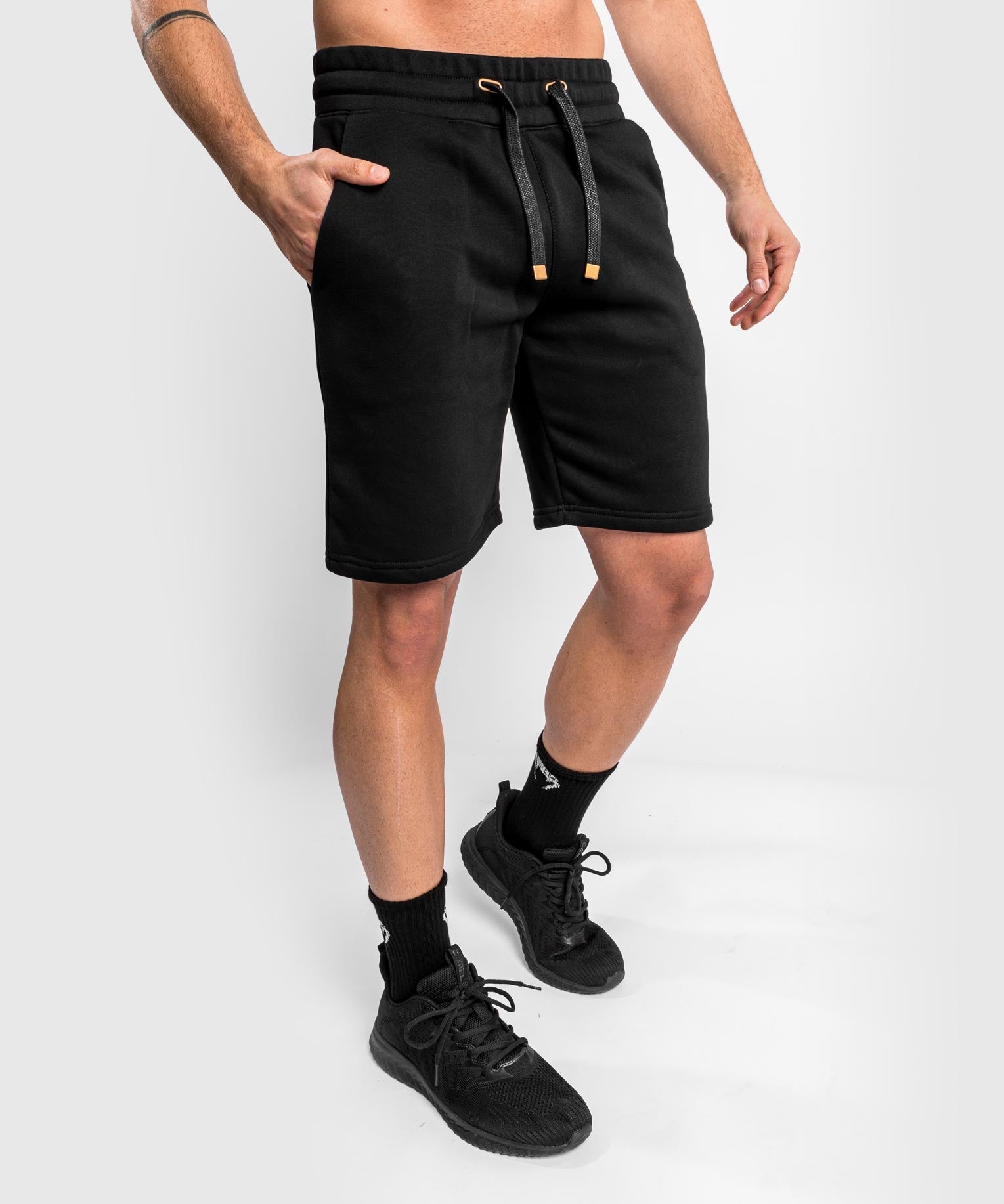 venum-classic-baumwollshorts-schwarz-bronze image 2