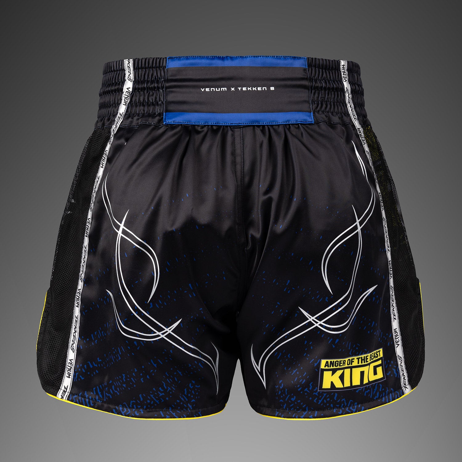 venum-x-tekken-8-king-muay-thai-shorts-schwarz-gelb image 4