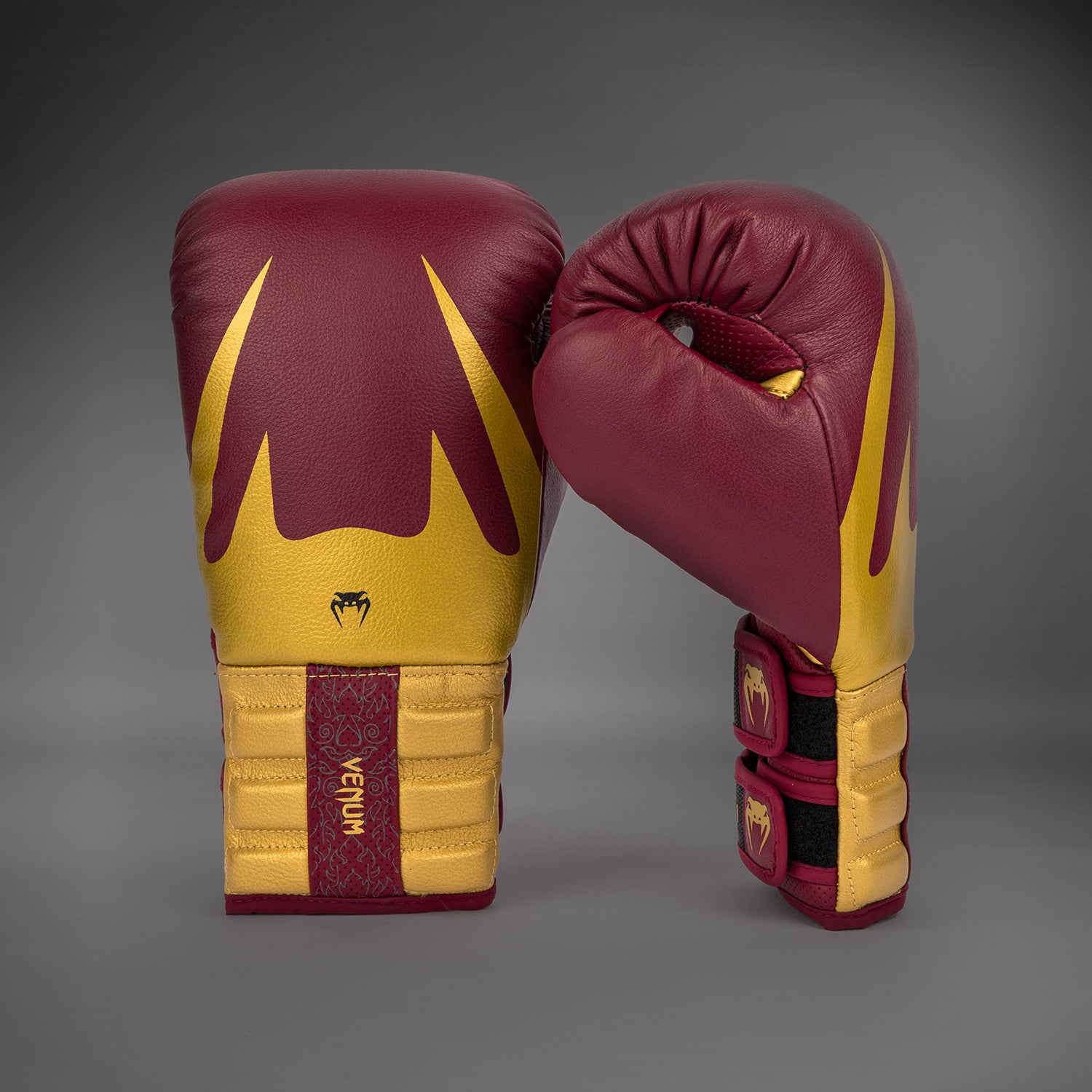venum-reverso-boxhandschuhe-kirschrot-gold image 3