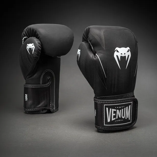 venum-stealth-boxhandschuhe-schwarz-wei image 1