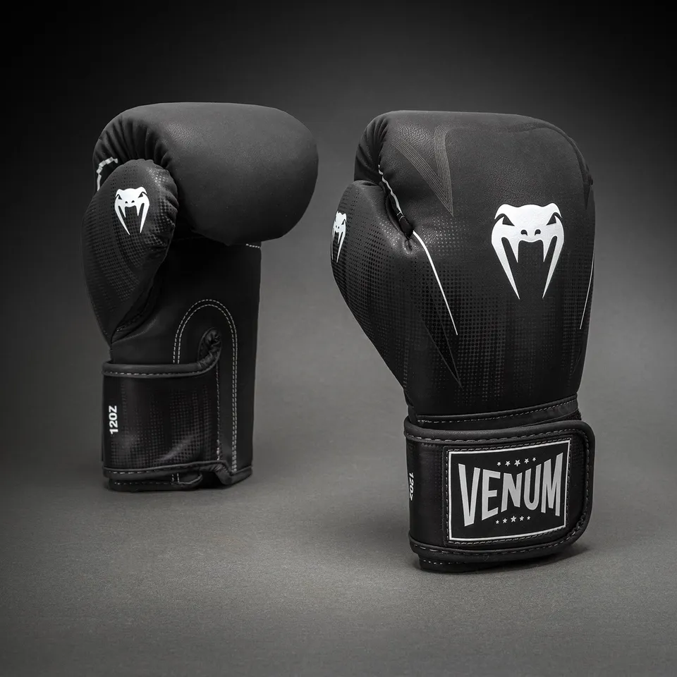 venum-stealth-boxhandschuhe-schwarz-wei image 1