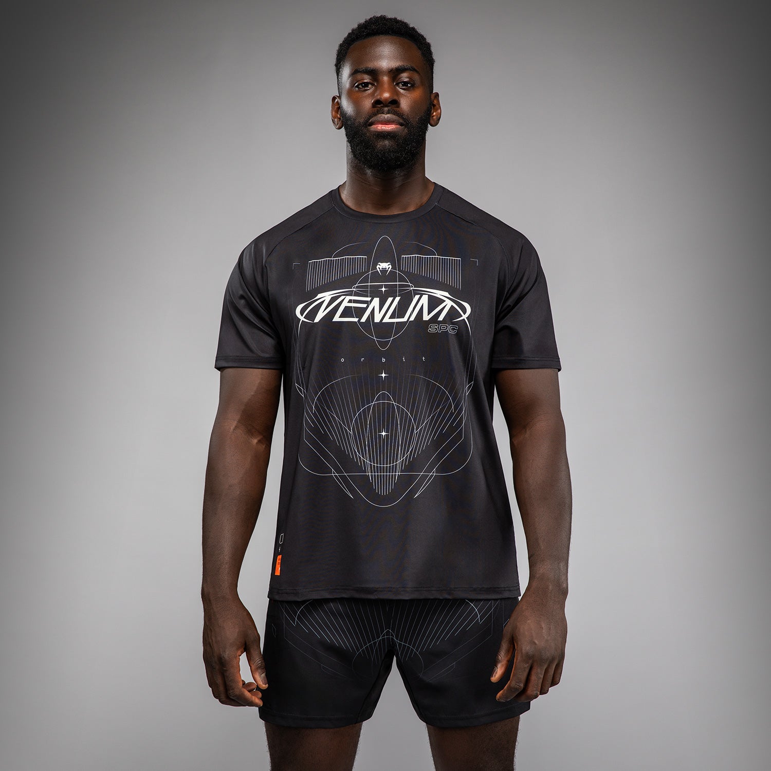 venum-eclipse-dry-tech-t-shirt-schwarz-silber-herren-performance-shirt image 1