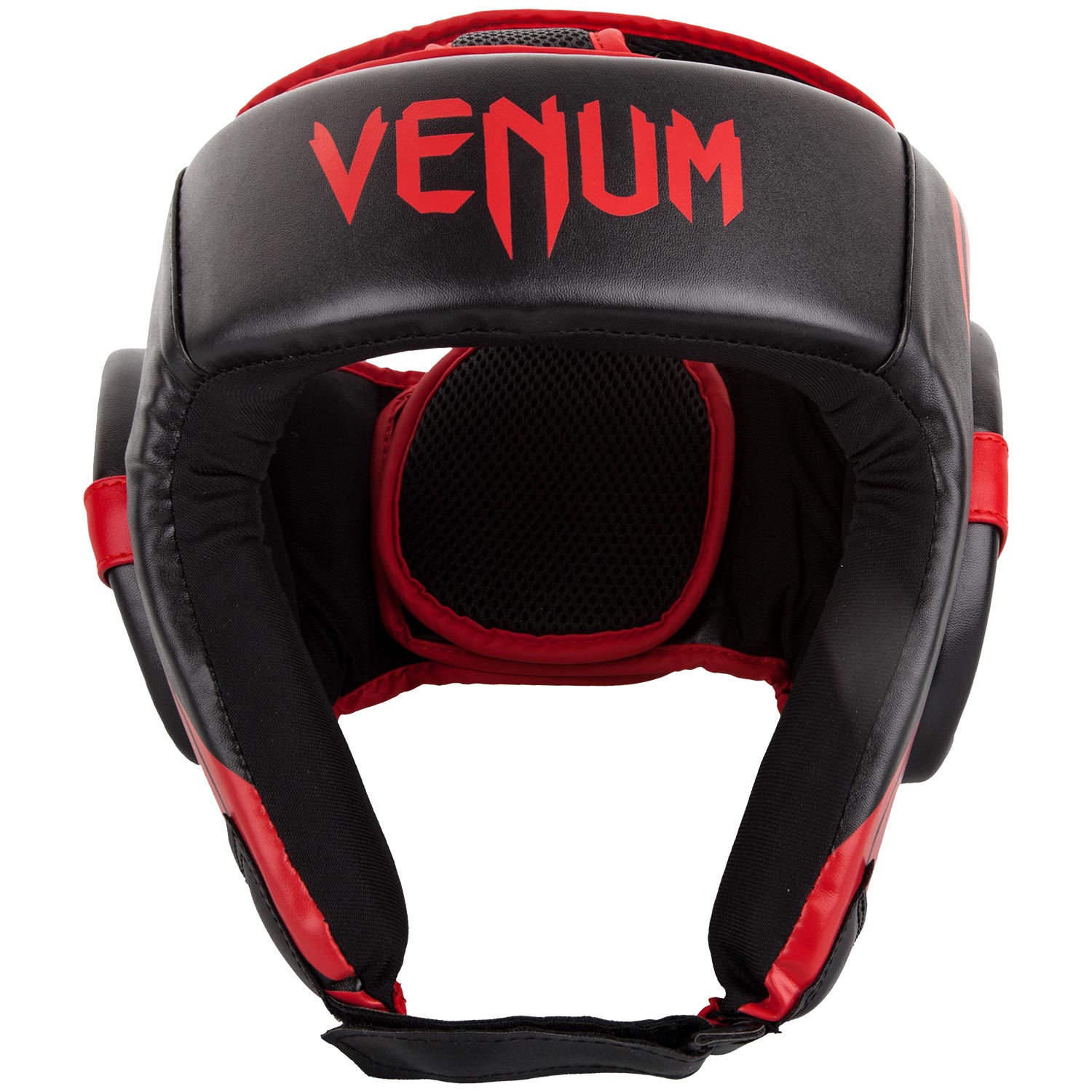 venum-challenger-open-face-kopfschutz-schwarz-rot image 2