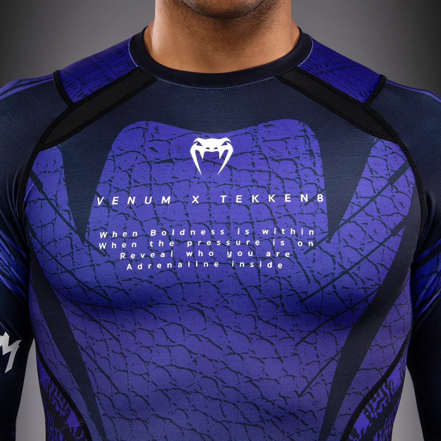 venum-x-tekken-8-langarm-rashguard-kazuya-schwarz-lila image 5