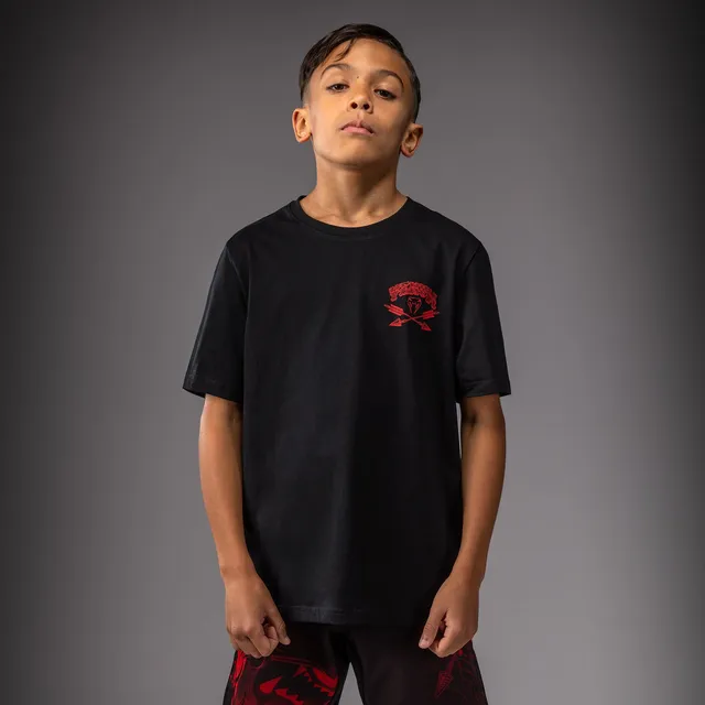 venum-wolf-atak-kinder-t-shirt-schwarz-rot image 1