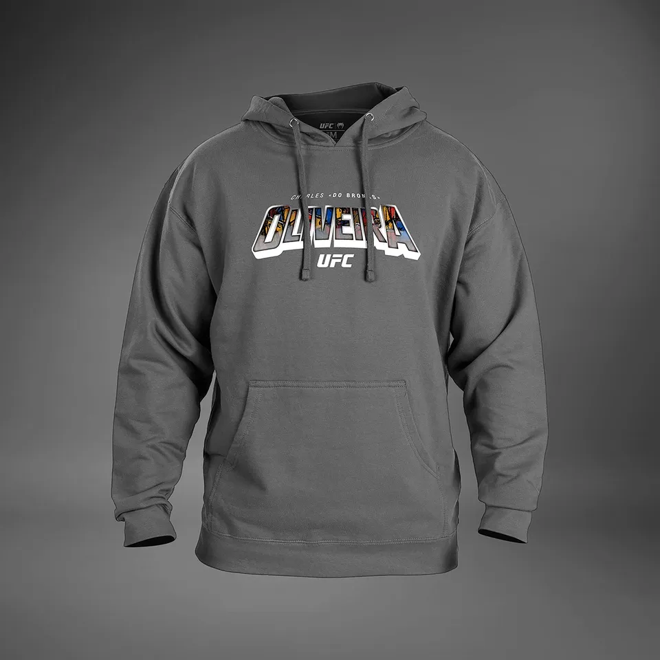 ufc-unrivaled-by-venum-charles-oliveira-hoodie-herren-heather-grey image 1