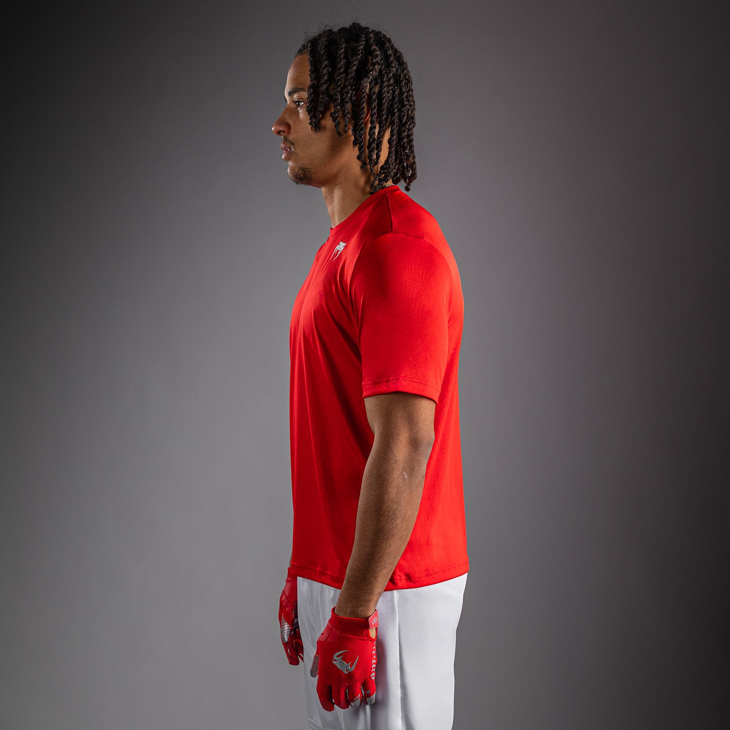 venum-lineup-performance-kurzarm-t-shirt-rot-wei-herren image 3