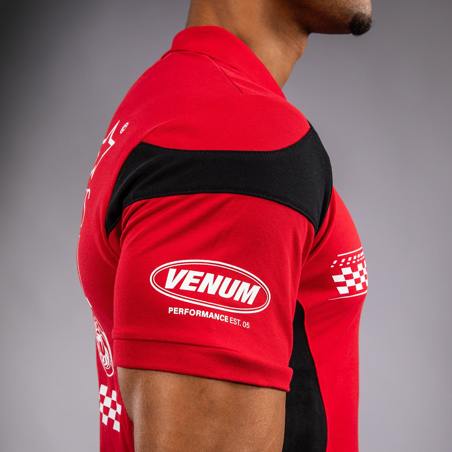 venum-motorsport-baumwoll-polo-rennrot image 7