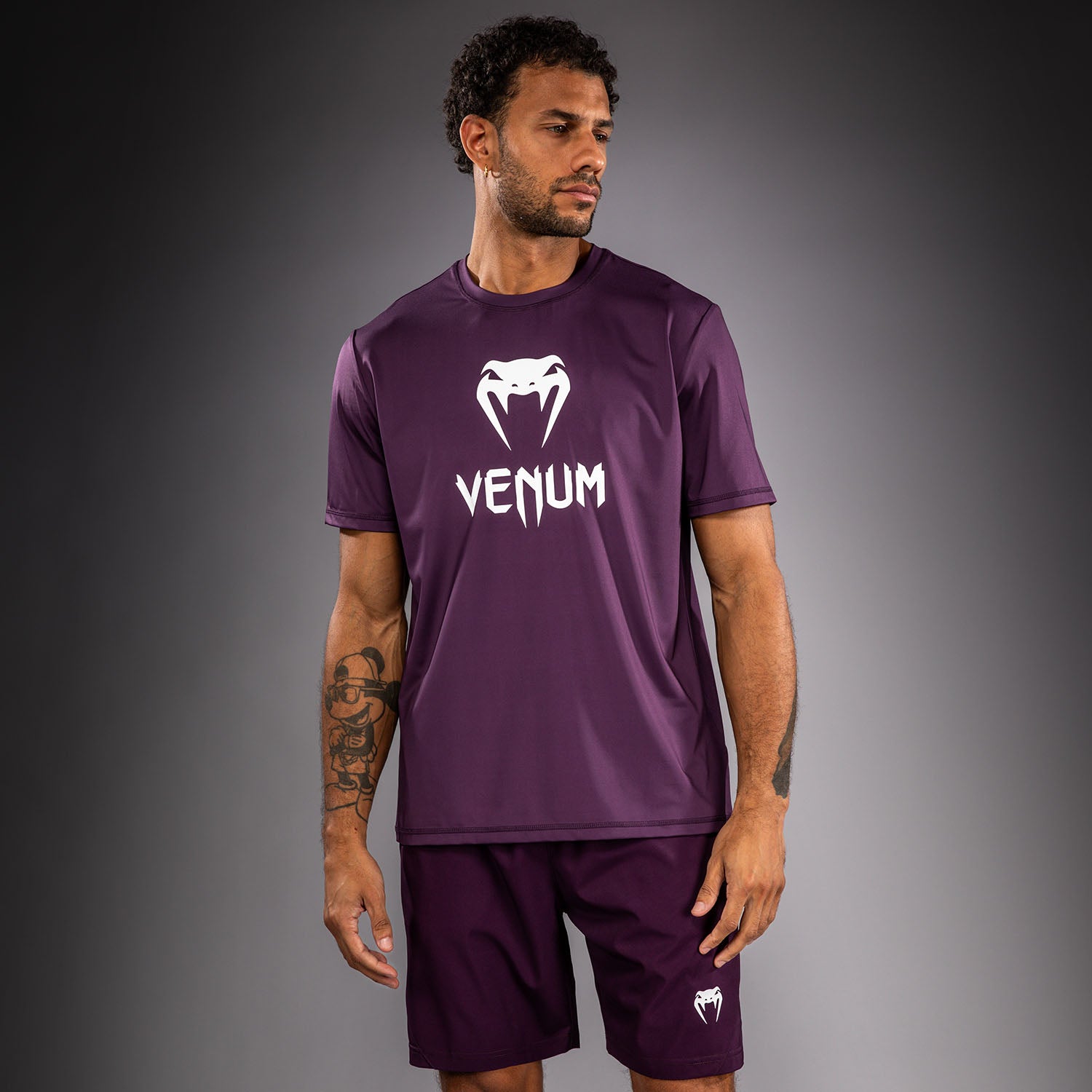venum-classic-dry-tech-t-shirt-dunkelviolett-herren-performance-shirt-kurzarm image 1