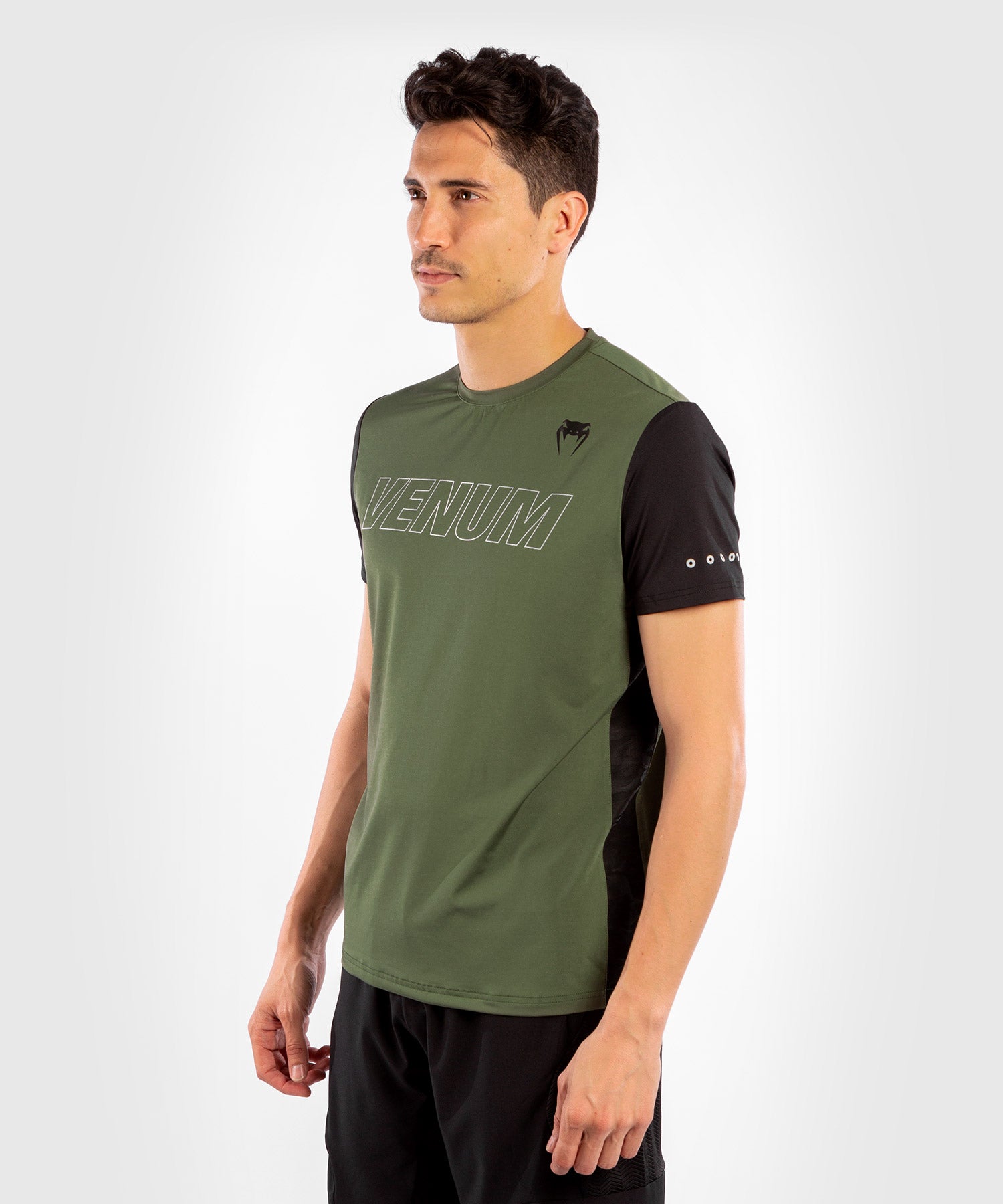 venum-classic-evo-dry-tech-t-shirt-khaki-silber image 3