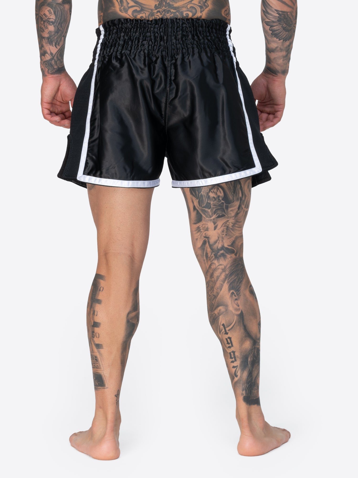 benlee-dagett-muay-thai-shorts-satin-thaiboxhose-mit-seitenschlitz image 4