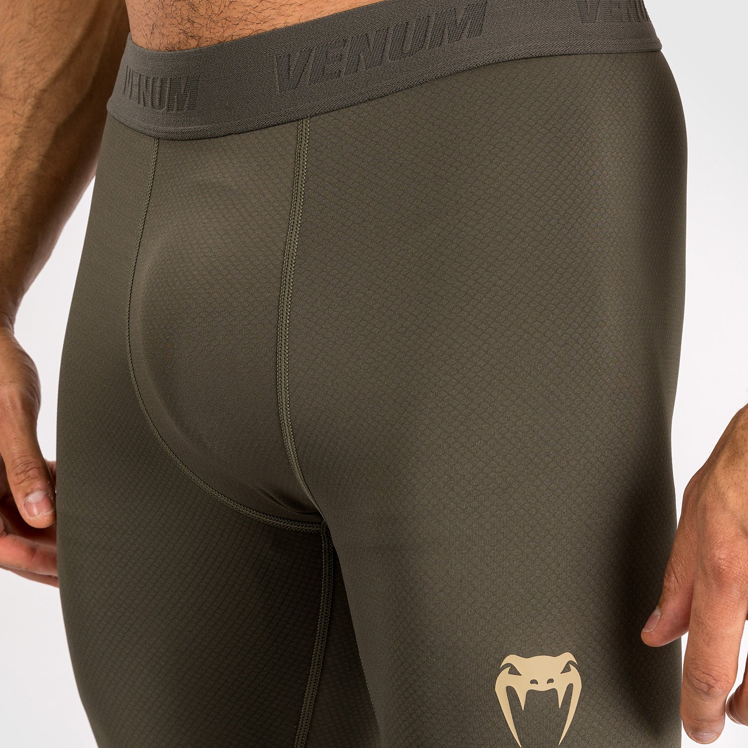 venum-contender-herren-spats-kompressionshose-khaki image 6