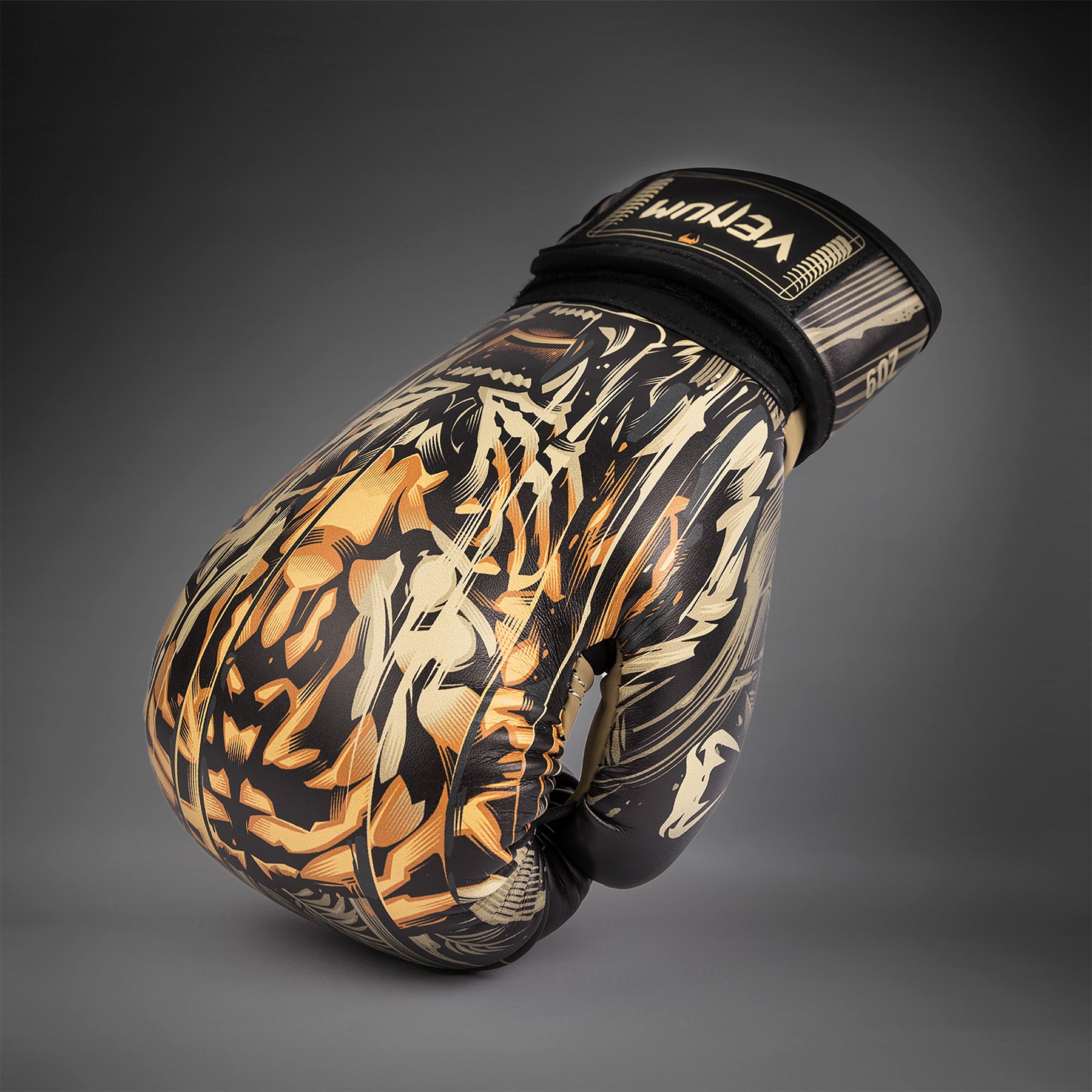venum-tiger-kinder-boxhandschuhe-schwarz-neon-orange image 4