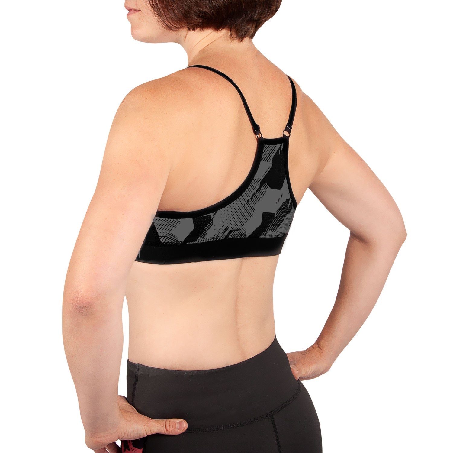 venum-tecmo-sport-bh-damen-schwarz-schwarz image 2