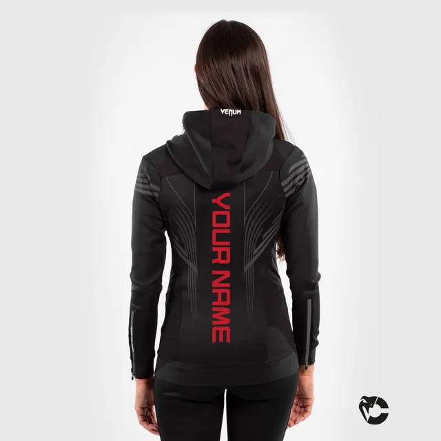 ufc-venum-authentic-fight-night-damen-walkout-hoodie-personalisiert-schwarz image 1