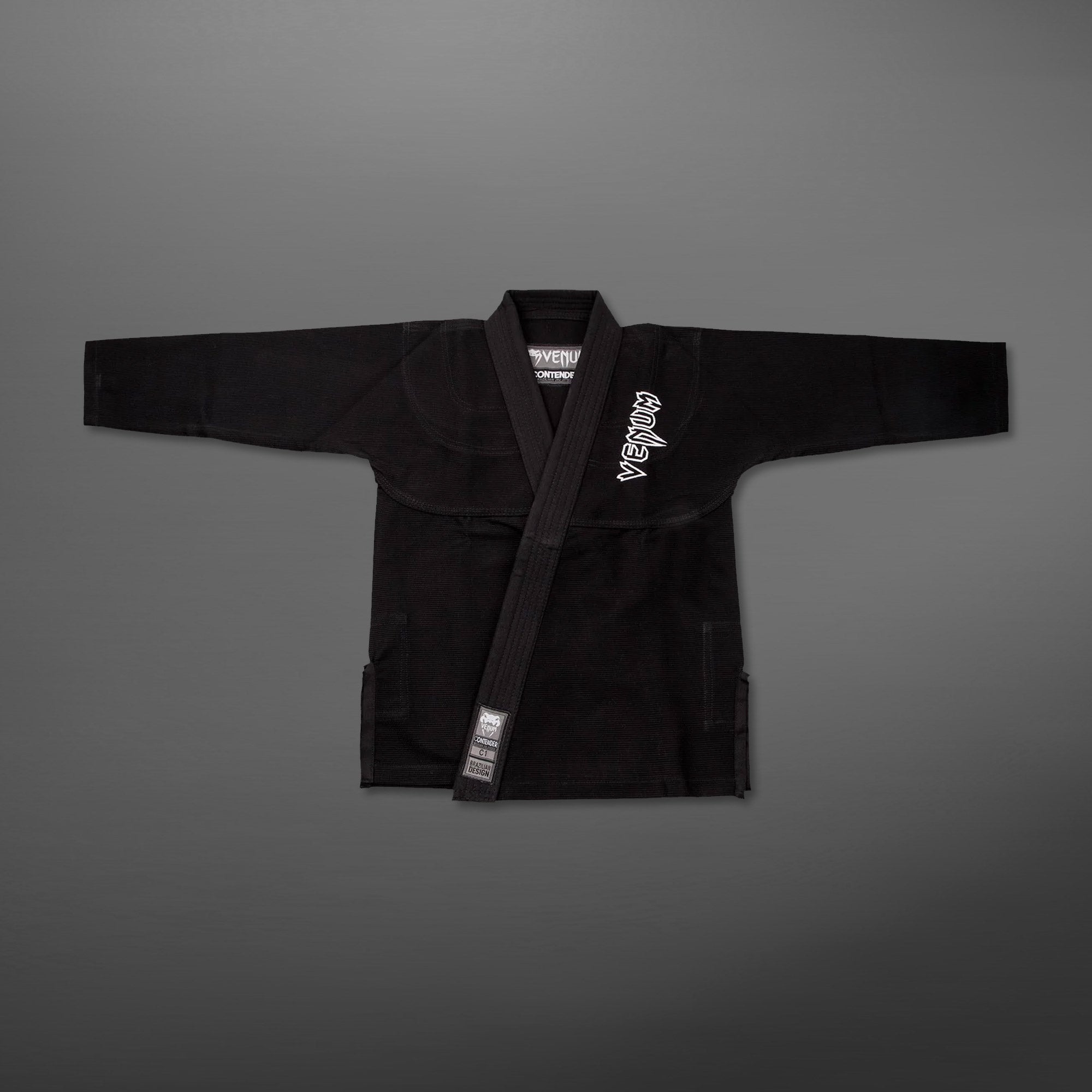 venum-contender-kids-bjj-gi-schwarz-inkl-wei-gurt image 4