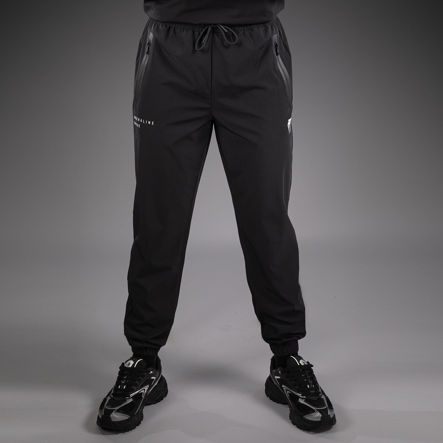 venum-adrenaline-jogginghose-herren-schwarz-silbergrau image 2