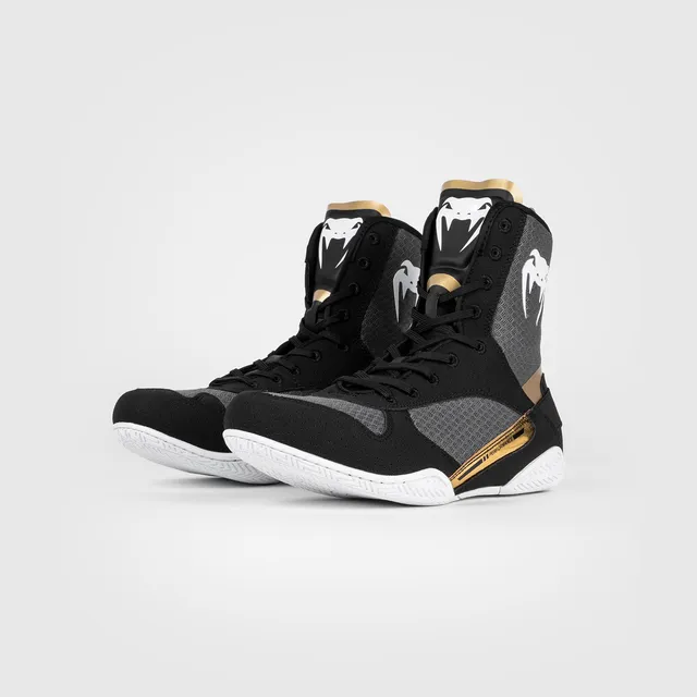 venum-elite-boxschuhe-schwarz-wei-gold image 1