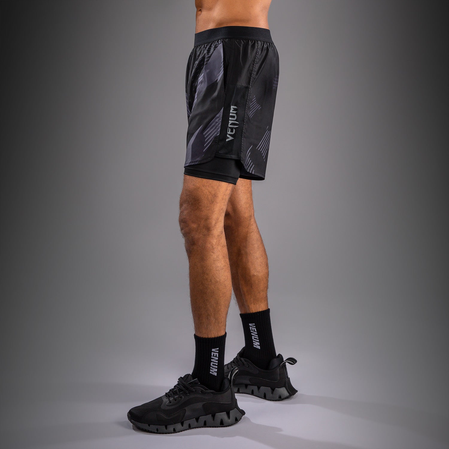 venum-no-gi-6-0-trainingsshorts-schwarz-grau image 4