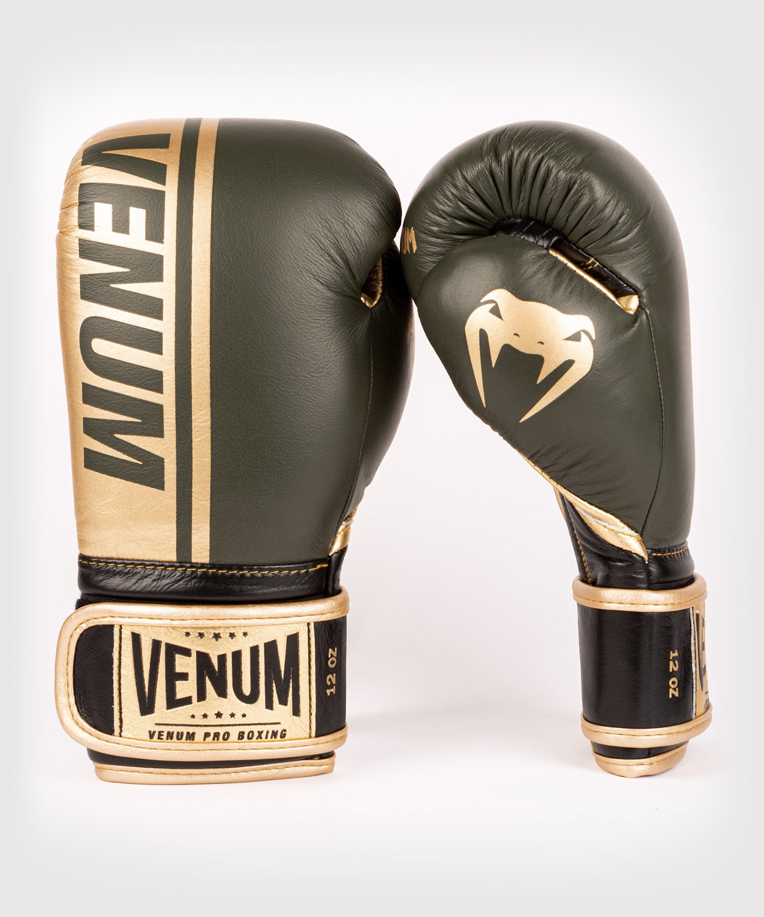 venum-shield-professionelle-boxhandschuhe-klett-khaki-gold image 1