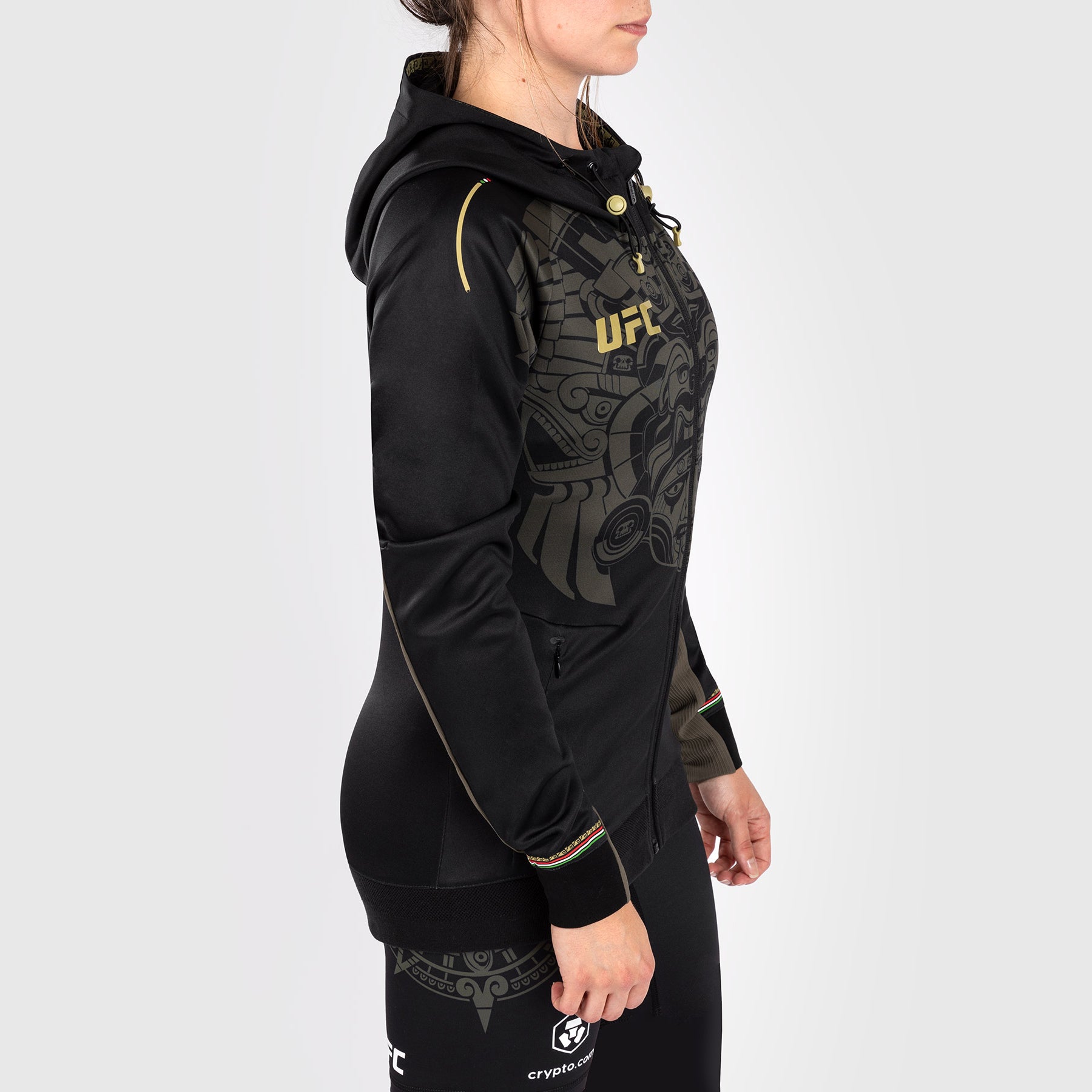 noche-ufc-by-venum-authentic-fight-night-walkout-hoodie-damen-schwarz image 4