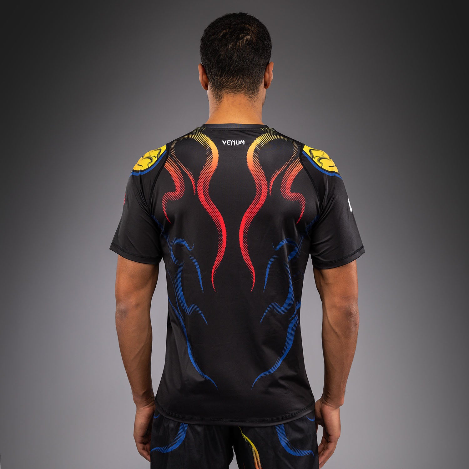 venum-x-tekken-8-dry-tech-t-shirt-yoshimitsu-herren-schwarz-orange image 3
