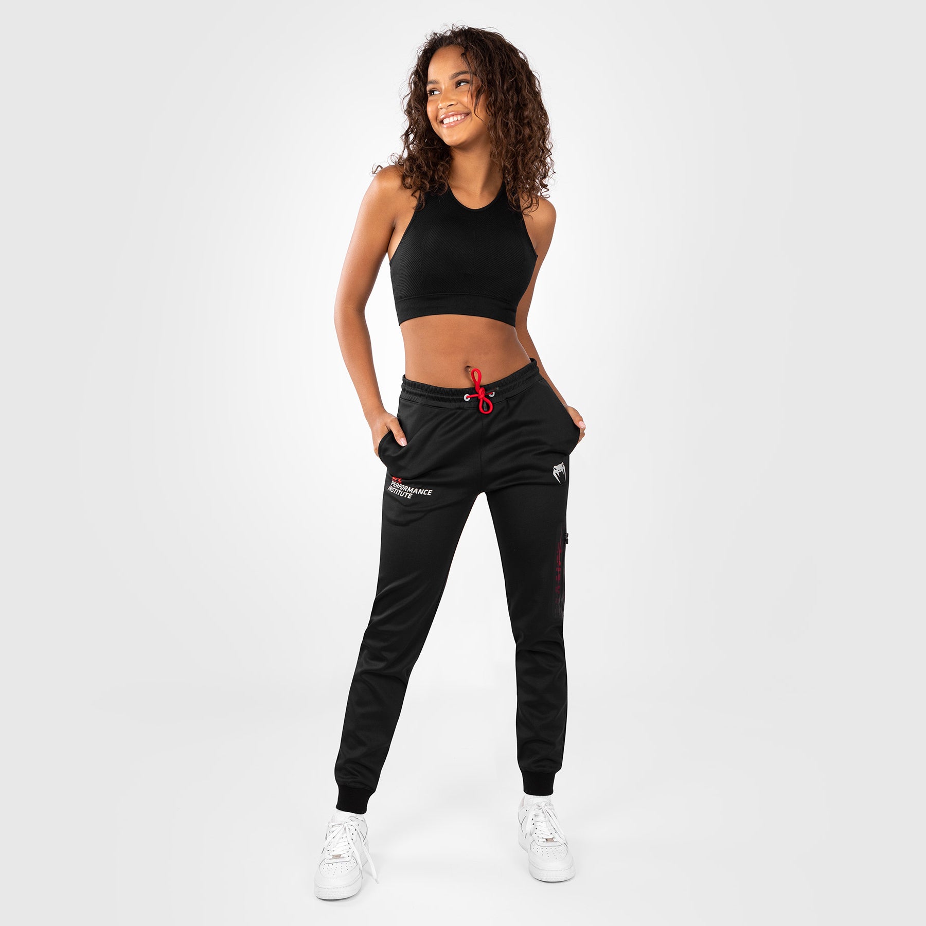 ufc-venum-performance-institute-2-0-jogginghose-damen-schwarz-rot image 6