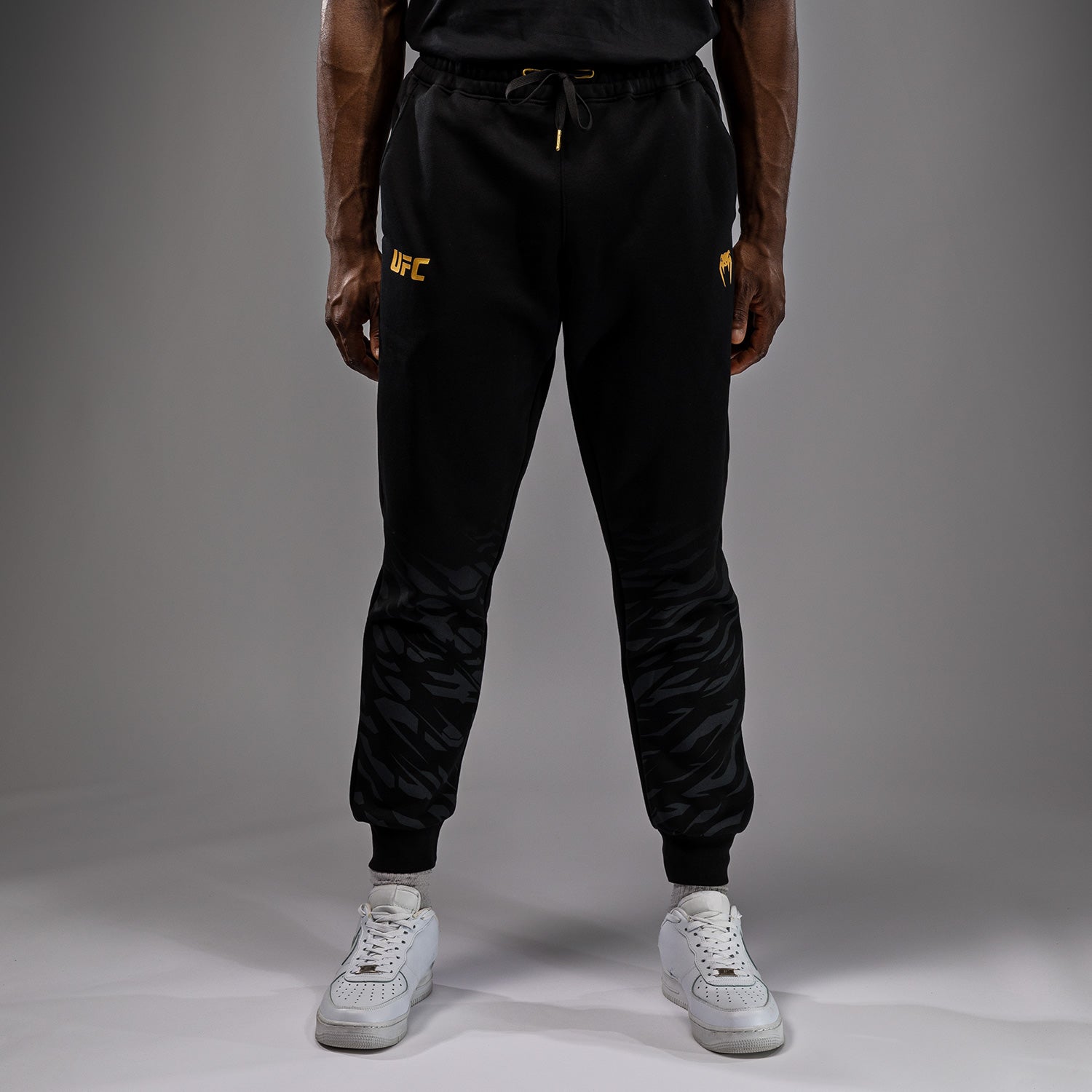 ufc-fusion-by-venum-replica-herren-hose-champion-schwarz-gold image 1
