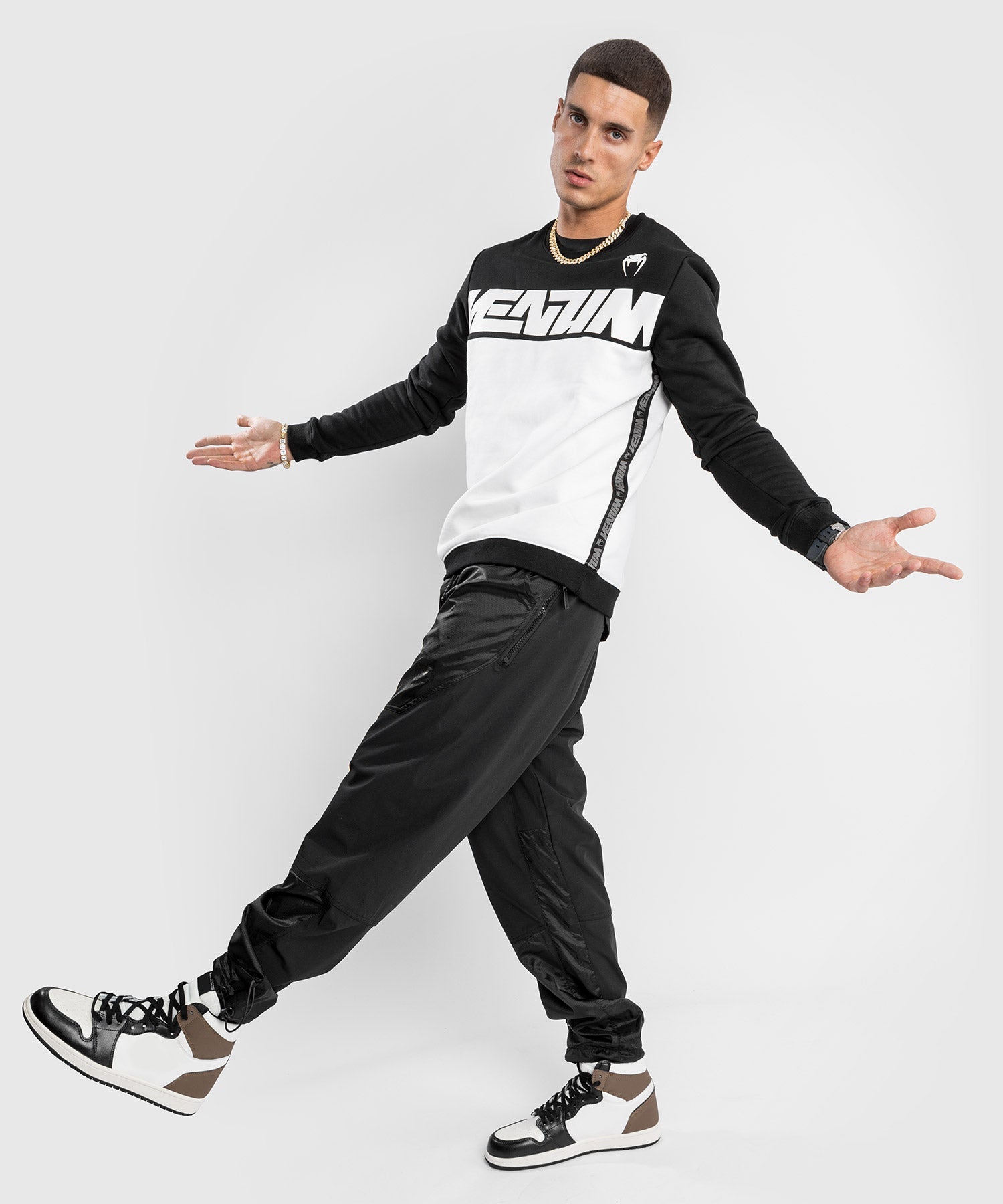 venum-connect-sweatshirt-schwarz-wei-herren image 3