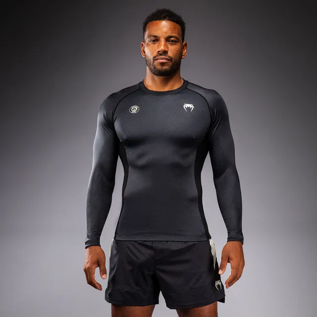 venum-x-roger-gracie-academy-langarm-rashguard-schwarz-herren image 1