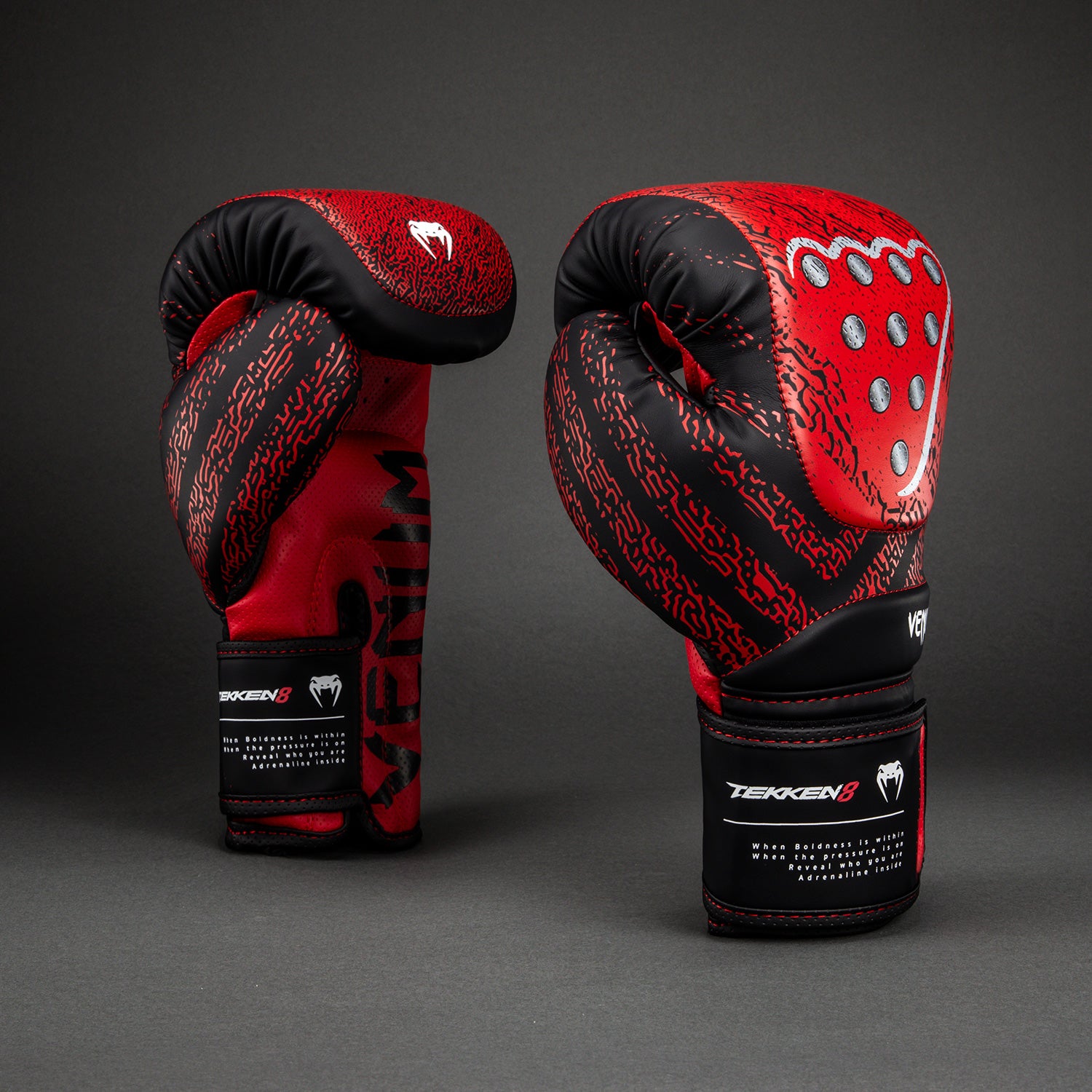 venum-x-tekken-8-boxhandschuhe-kazuya-rot-schwarz image 2