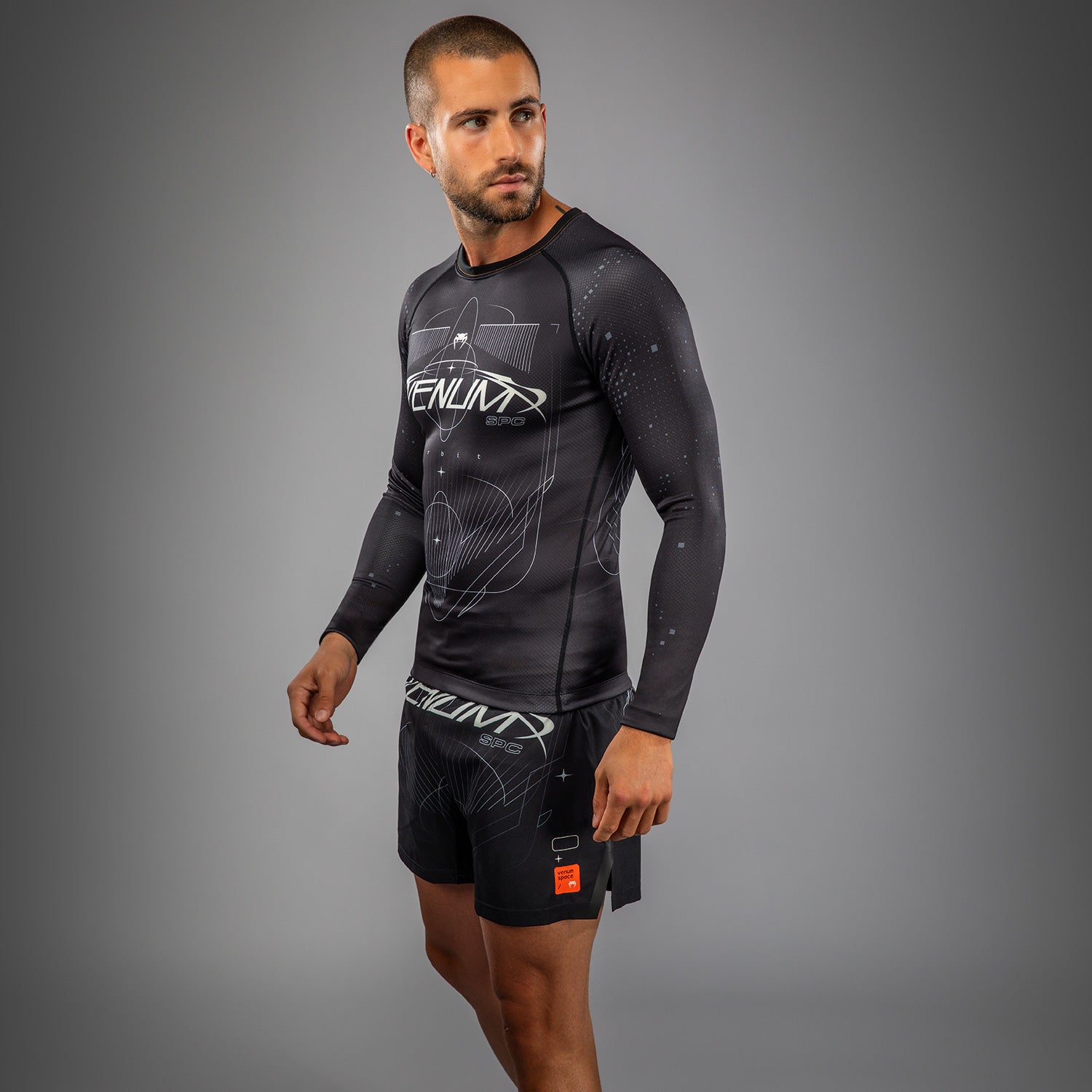 venum-eclipse-langarm-rashguard-schwarz-ivory image 2