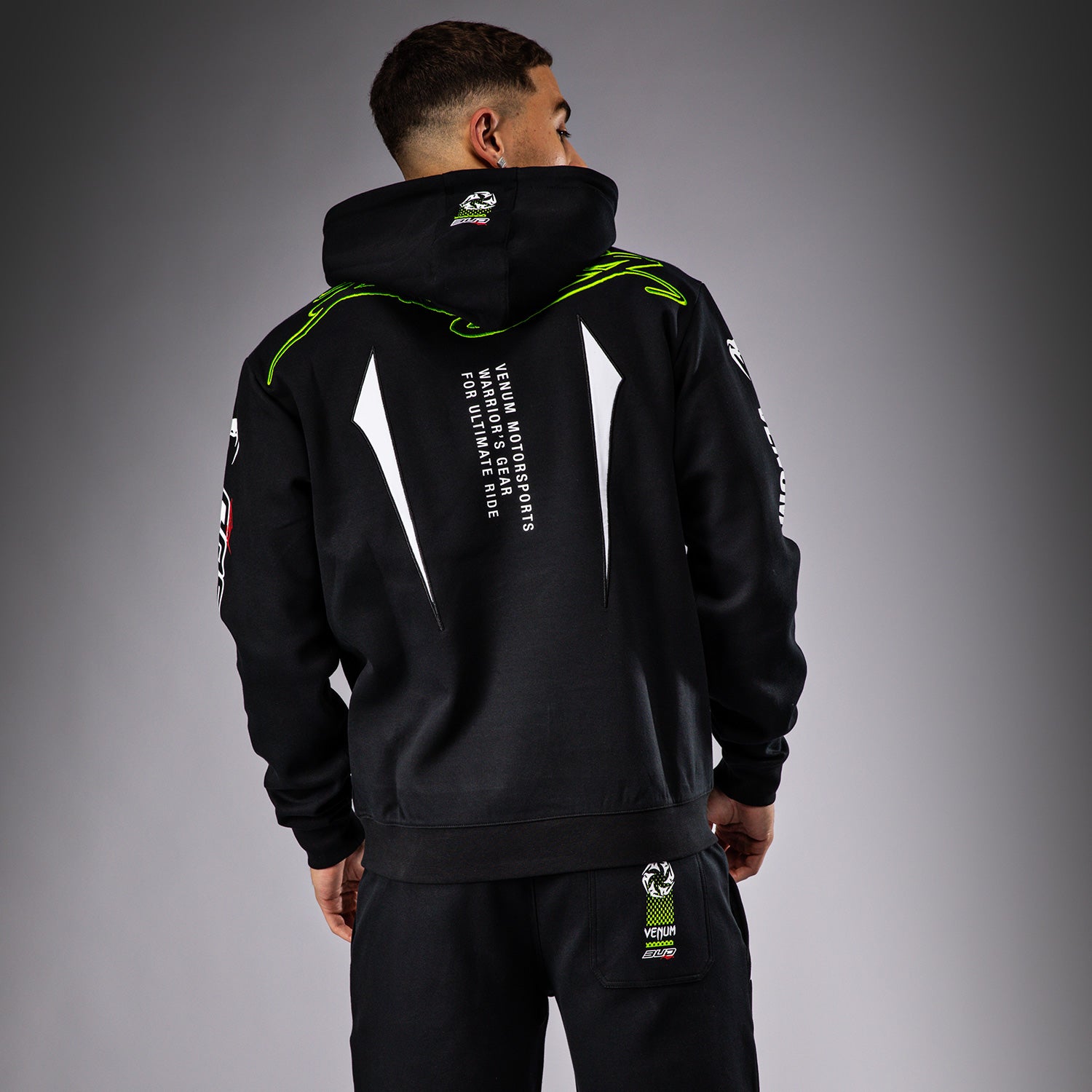 venum-x-bud-racing-hoodie-herren-schwarz-wei-limettengr-n image 4